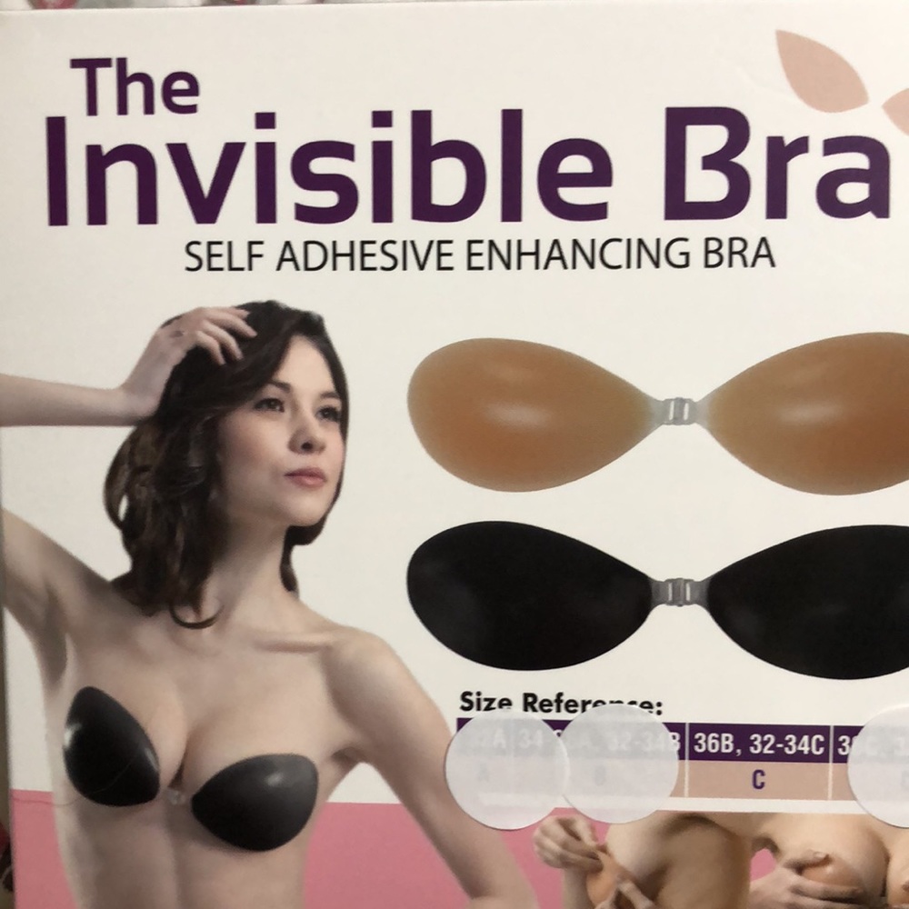 🆕 The Invisible Bra 🖤color BLACK 🖤 (36B & 32-34c) bra size☘️Very Comfortable